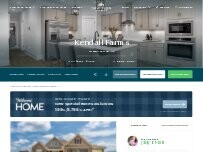 Website Screenshot Kendall Farms by Davidson Homes