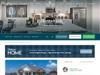 Website Screenshot Davidson Homes at Ricketts Farm