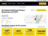 Website Screenshot Meineke Car Care Center