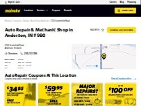 Website Screenshot Meineke Car Care Center