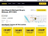 Website Screenshot Meineke Car Care Center