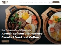 Website Screenshot Sip Restaurant & Coffee