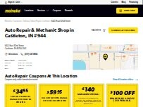 Website Screenshot Meineke Car Care Center
