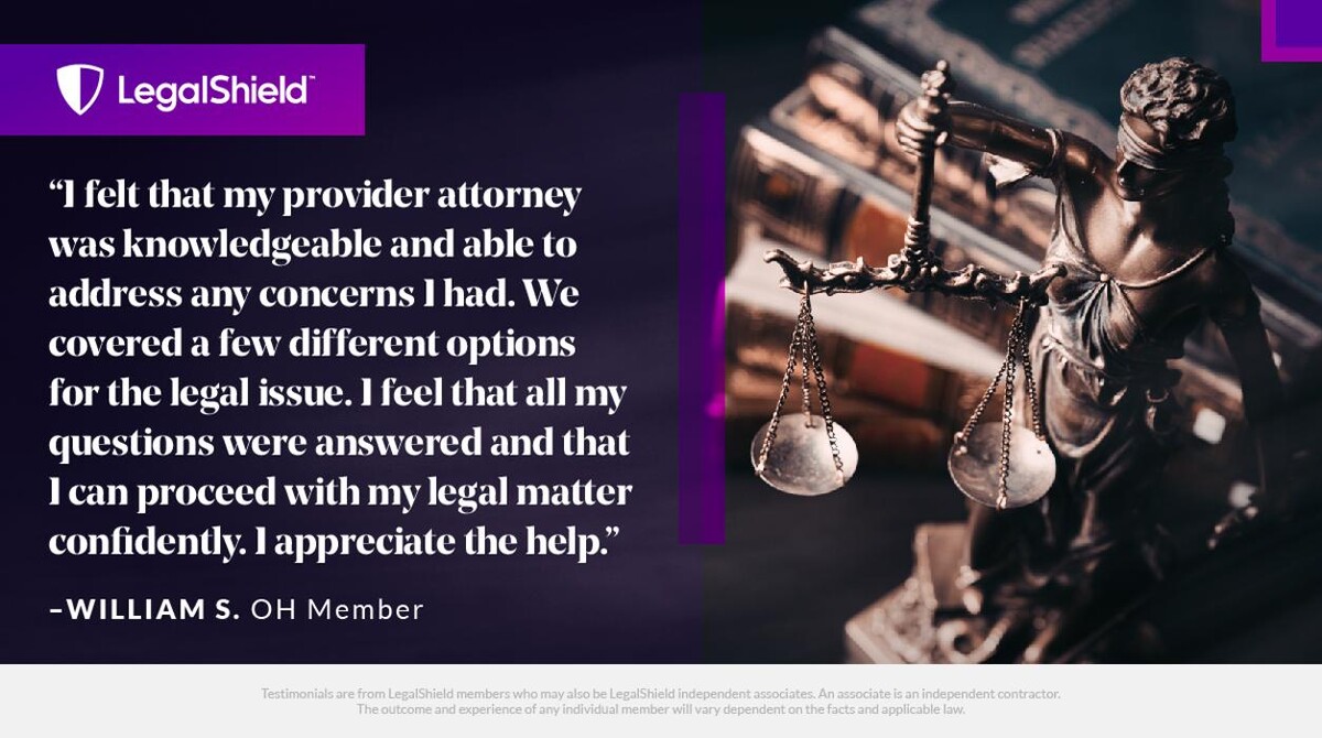 Images Chris Ward, Independent Associate of PPLSI | LegalShield Legal Services