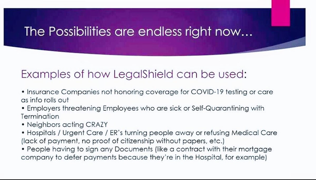 Images Chris Ward, Independent Associate of PPLSI | LegalShield Legal Services