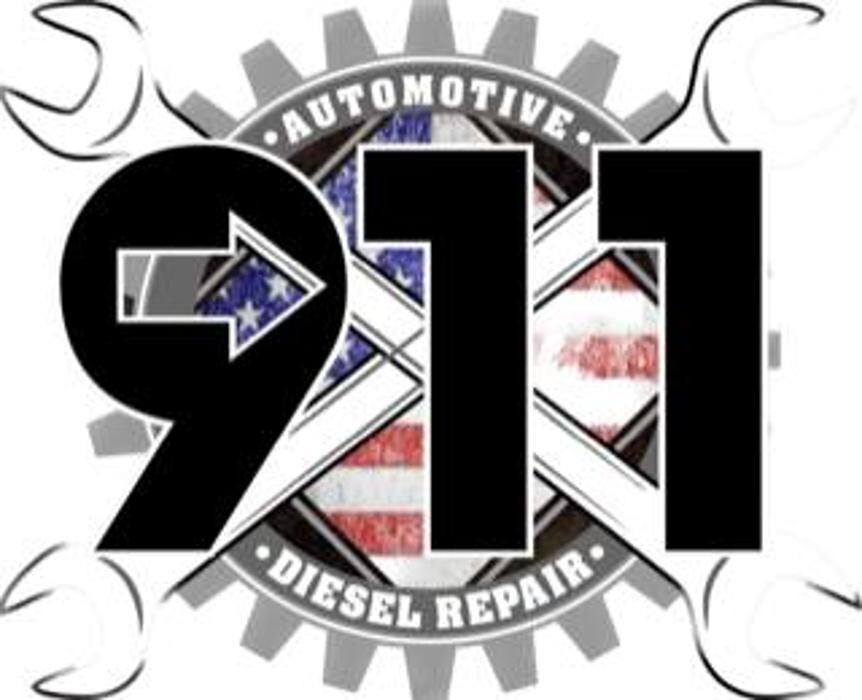 911 Automotive and Diesel Repair Logo