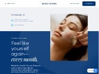 Website Screenshot Hand & Stone Massage and Facial Spa