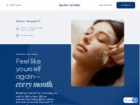 Website Screenshot Hand & Stone Massage and Facial Spa