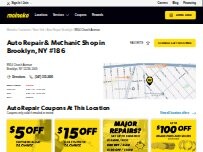 Website Screenshot Meineke Car Care Center
