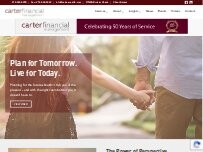 Website Screenshot Carter Financial Management