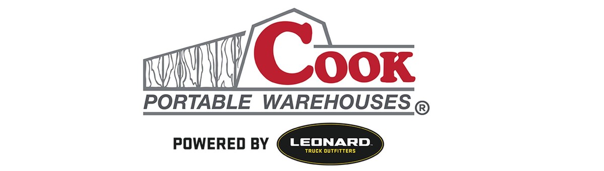 Images Cook Portable Warehouses - Leonard Truck Outfitters