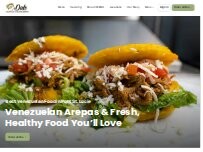 Website Screenshot Dale Arepa Bar & Healthy Bistro