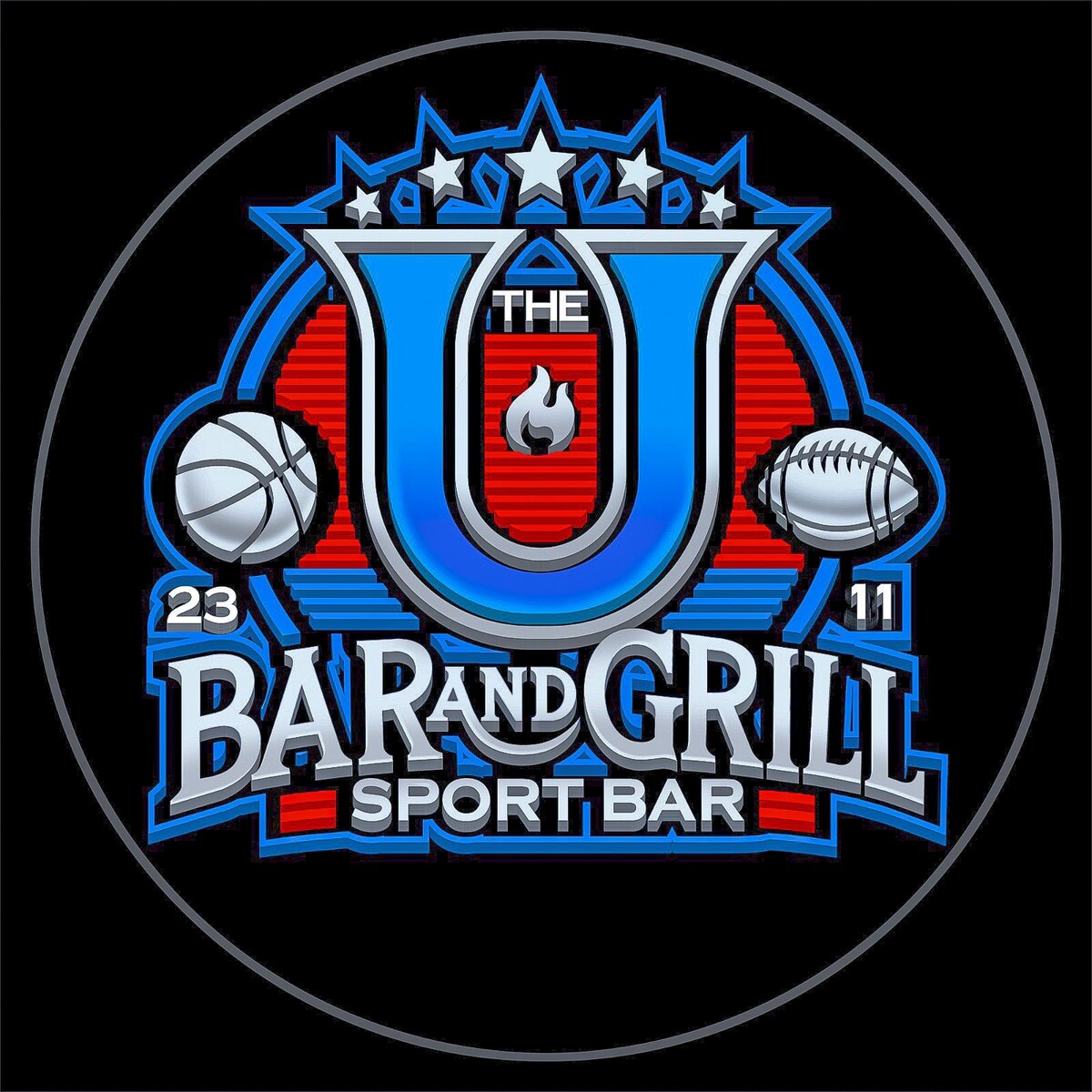 The U bar and grill Logo