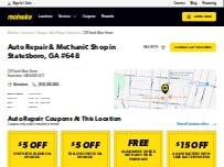 Website Screenshot Meineke Car Care Center