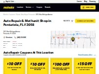 Website Screenshot Meineke Car Care Center