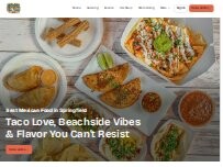 Website Screenshot Beach Tacos Mexican Grill