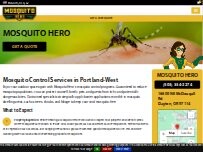 Website Screenshot Mosquito Hero