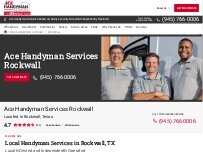 Website Screenshot Ace Handyman Services Rockwall