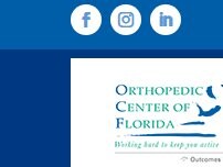 Website Screenshot Orthopedic Center of Florida
