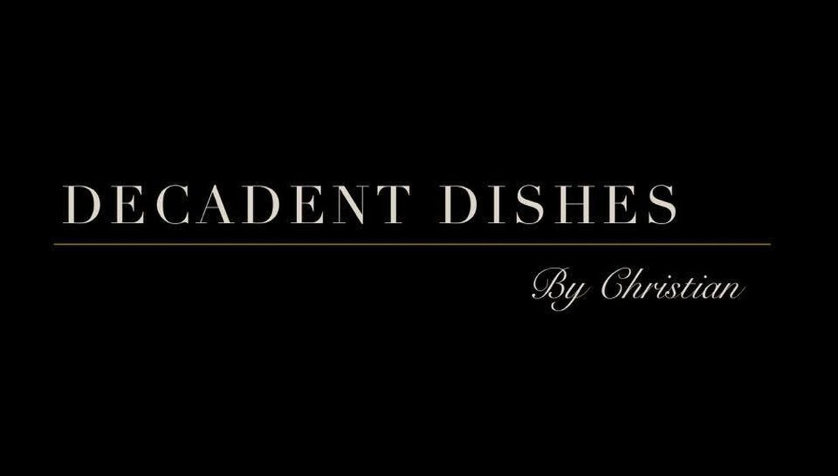 Decadent Dishes by Chef Christian Gonzalez Logo