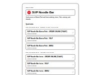 Website Screenshot SUP Noodle Bar - Irvine