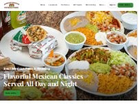 Website Screenshot Muchas Gracias Mexican Food