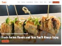 Website Screenshot Fusion Tea Lounge