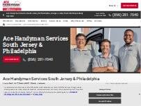 Website Screenshot Ace Handyman Services South Jersey & Philadelphia
