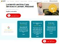 Website Screenshot KeyMe Locksmiths
