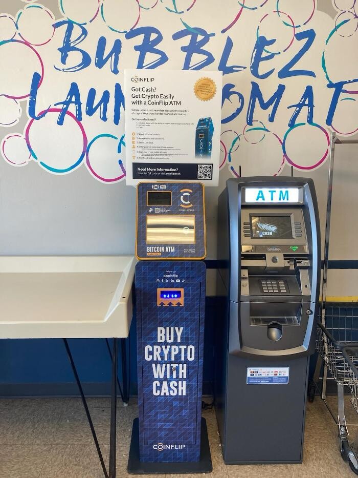 Images CoinFlip Bitcoin ATM - Bubblez Laundromat (Carol Stream)