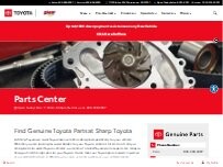 Website Screenshot Parts at SHARP Automotive & Toyota