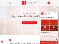 Website Screenshot King Law, P.C.