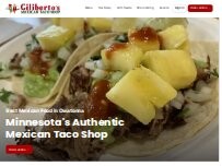 Website Screenshot Giliberto's Mexican Taco Shop