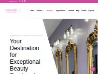 Website Screenshot Newrain Threading Salon