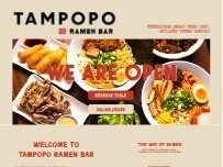 Website Screenshot Tampopo Ramen
