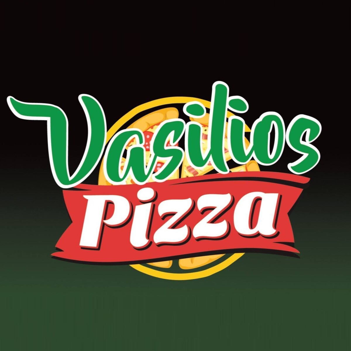 Vasilios Pizza Logo