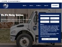 Website Screenshot Win-Win Moving Solutions