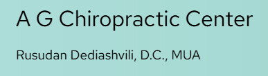 A.G. Chiropractic Center Logo