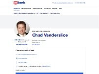 Website Screenshot Chad Vanderslice-U.S. Bank Mortgage