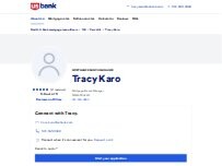Website Screenshot Tracy Karo-U.S. Bank Mortgage