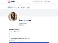 Website Screenshot Ana Shaw-U.S. Bank Mortgage