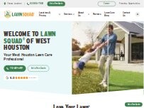 Website Screenshot Lawn Squad of West Houston