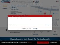 Website Screenshot Maaco Auto Body Shop & Painting