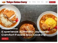 Website Screenshot Tokyo Katsu Curry