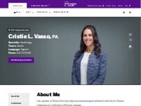 Website Screenshot Cristie L. Vasso, PA