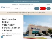 Website Screenshot Dallas Veterinary Surgical Center (DVSC) - Frisco
