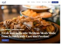 Website Screenshot El Agave Mexican Grill - New Albany