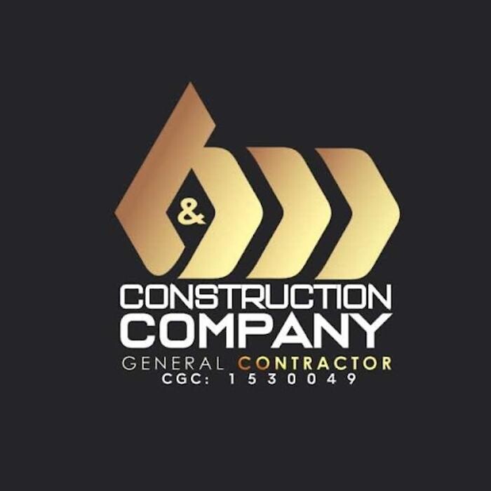 B&M Construction Company Logo
