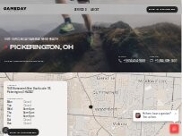 Website Screenshot Gameday Men's Health Pickerington, OH