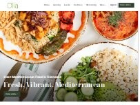 Website Screenshot Olia Restaurant